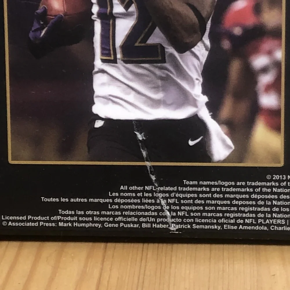 Baltimore Ravens Super Bowl 47 Championship Picture Plaque